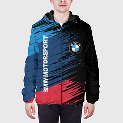 Куртка с капюшоном мужская BMW MOTORSPORT, цвет: 3D-черный — фото 2
