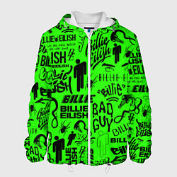 Куртка с капюшоном мужская BILLIE EILISH БИЛЛИ АЙЛИШ, цвет: 3D-белый