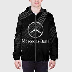 Куртка с капюшоном мужская MERCEDES, цвет: 3D-черный — фото 2