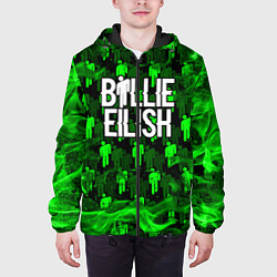 Куртка с капюшоном мужская BILLIE EILISH, цвет: 3D-черный — фото 2