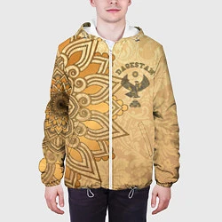 Куртка с капюшоном мужская Дагестан в золоте, цвет: 3D-белый — фото 2