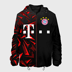 Куртка с капюшоном мужская FC Bayern Munchen Форма, цвет: 3D-черный