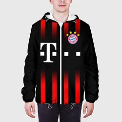 Куртка с капюшоном мужская FC Bayern Munchen, цвет: 3D-белый — фото 2