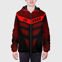 Куртка с капюшоном мужская Экзоскелет СССР, цвет: 3D-черный — фото 2