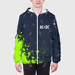 Куртка с капюшоном мужская AC DС, цвет: 3D-белый — фото 2