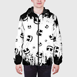 Куртка с капюшоном мужская MARSHMELLO МАРШМЕЛЛОУ, цвет: 3D-черный — фото 2