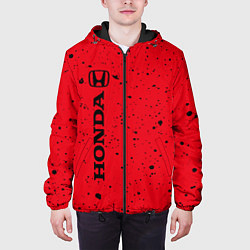 Куртка с капюшоном мужская HONDA ХОНДА, цвет: 3D-черный — фото 2