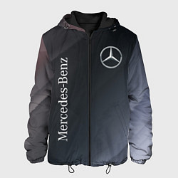 Куртка с капюшоном мужская MERCEDES МЕРСЕДЕС, цвет: 3D-черный