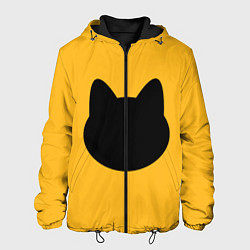 Куртка с капюшоном мужская Мордочка коти, цвет: 3D-черный