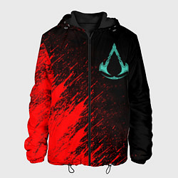 Куртка с капюшоном мужская Assassins Creed Valhalla, цвет: 3D-черный