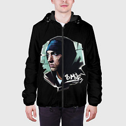 Куртка с капюшоном мужская EMINEM 8 MILE, цвет: 3D-черный — фото 2