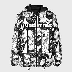 Куртка с капюшоном мужская UNDERTALE, цвет: 3D-черный