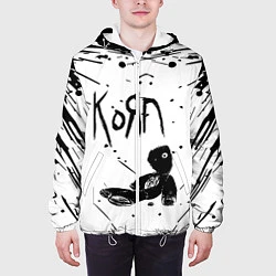 Куртка с капюшоном мужская Korn, цвет: 3D-белый — фото 2
