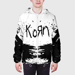 Куртка с капюшоном мужская Korn, цвет: 3D-белый — фото 2