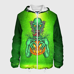 Куртка с капюшоном мужская Zombie, цвет: 3D-белый