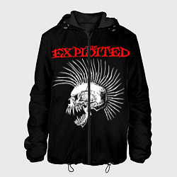 Куртка с капюшоном мужская The Exploited, цвет: 3D-черный