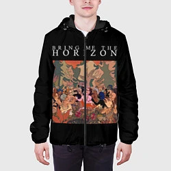 Куртка с капюшоном мужская BRING ME THE HORIZON, цвет: 3D-черный — фото 2