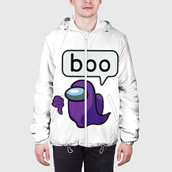 Куртка с капюшоном мужская BOO Among Us, цвет: 3D-белый — фото 2