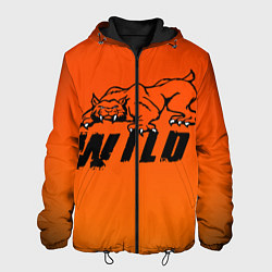 Куртка с капюшоном мужская WildДикий, цвет: 3D-черный