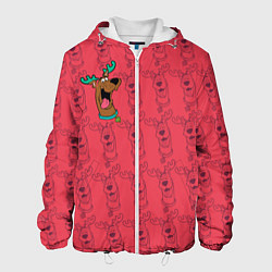Куртка с капюшоном мужская Scooby-Doo, цвет: 3D-белый