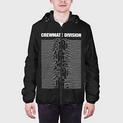 Куртка с капюшоном мужская CrewMate Division, цвет: 3D-черный — фото 2