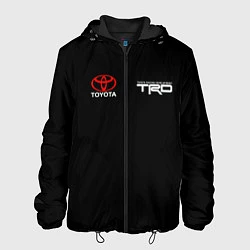 Куртка с капюшоном мужская Toyota, цвет: 3D-черный