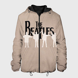Куртка с капюшоном мужская The Beatles, цвет: 3D-черный