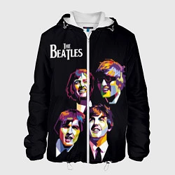 Куртка с капюшоном мужская The Beatles, цвет: 3D-белый
