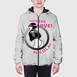 Куртка с капюшоном мужская НиКола Сyberpunk 2077, цвет: 3D-черный — фото 2