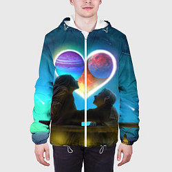Куртка с капюшоном мужская Ваня Дмитриенко Венера-Юпитер, цвет: 3D-белый — фото 2