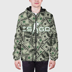 Куртка с капюшоном мужская CS:GO - Franklin Франклин, цвет: 3D-черный — фото 2