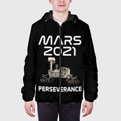 Куртка с капюшоном мужская Perseverance, цвет: 3D-черный — фото 2