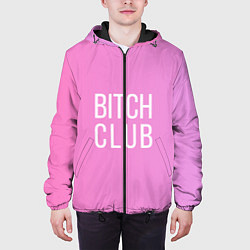 Куртка с капюшоном мужская Bitch club, цвет: 3D-черный — фото 2