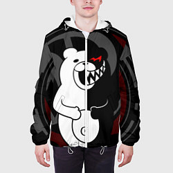 Куртка с капюшоном мужская MONOKUMA МОНОКУМА DANGANRO, цвет: 3D-белый — фото 2