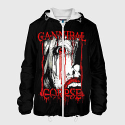 Куртка с капюшоном мужская Cannibal Corpse 2, цвет: 3D-белый