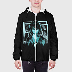 Куртка с капюшоном мужская Life Is Strange, цвет: 3D-белый — фото 2