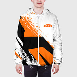 Куртка с капюшоном мужская KTM КТМ Z, цвет: 3D-белый — фото 2