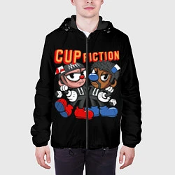 Куртка с капюшоном мужская CUP FICTION, цвет: 3D-черный — фото 2