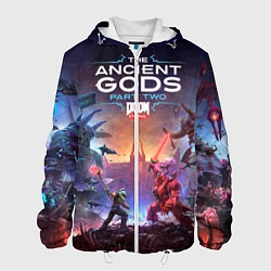 Куртка с капюшоном мужская DOOM Eternal: The Ancient Gods, цвет: 3D-белый