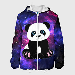 Куртка с капюшоном мужская Space Panda, цвет: 3D-белый