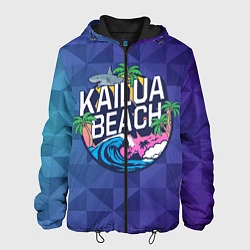 Куртка с капюшоном мужская KAILUA BEACH, цвет: 3D-черный