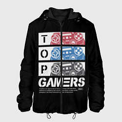 Куртка с капюшоном мужская TOP GAMER ТОП ГЕЙМЕР, цвет: 3D-черный