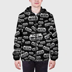 Куртка с капюшоном мужская Peaky Blinders Лезвие Паттерн, цвет: 3D-черный — фото 2