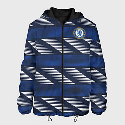 Куртка с капюшоном мужская FC Chelsea Breathe Training Top 202122, цвет: 3D-черный