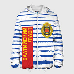 Куртка с капюшоном мужская БАЛТИЙСКИЙ ФЛОТ ВМФ ТЕЛЬНЯШКА, цвет: 3D-белый
