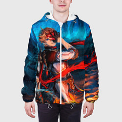 Куртка с капюшоном мужская Tartaglia art, цвет: 3D-белый — фото 2