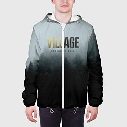 Куртка с капюшоном мужская Resident Evil Village, цвет: 3D-белый — фото 2