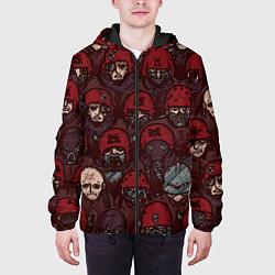 Куртка с капюшоном мужская BLOODPACT, цвет: 3D-черный — фото 2
