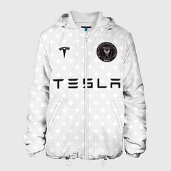 Куртка с капюшоном мужская INTER MIAMI FC TESLA KIT, цвет: 3D-белый