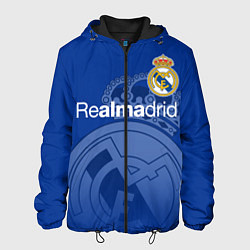 Куртка с капюшоном мужская REAL MADRID РЕАЛ МАДРИД, цвет: 3D-черный